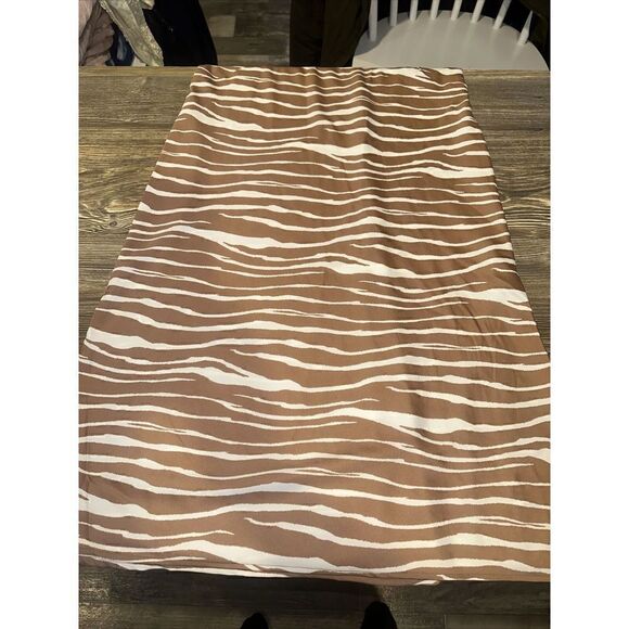 Women's Slip Dress - A New Day Brown Zebra Striped Small. NWT. Y - Picture 3 of 7